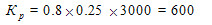Times New Roman&#13;12&#13;16777215&#13;0&#13;&#13;&#10;_ = 0.8 \xx 0.25  \xx 3000 = 600  &#13;&#10;
