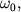 $\omega _{0} ,$