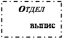 Подпись: ОТДЕЛ выписки 